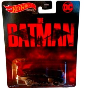 The Batman-BATMOBILE-Hot Wheels Premium,1:64, Black.